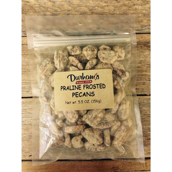 Durhams Praline Frosted Pecans 5.5  Bagged 7304240003